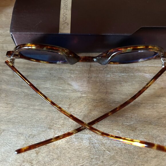 Yesglasses Chaplin Tortoise Shell Sunglasses 45 -27 145 - Picture 5 of 8